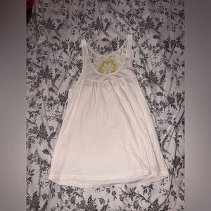 Lucky Brand Crochet Tank Top Size Medium